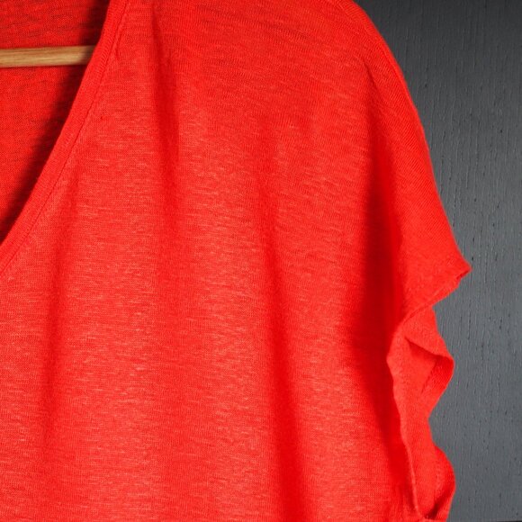 Rachel Zoe | Dolman Short Sleeve Linen Top - Picture 4 of 6